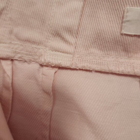 ALC Light Pink Coburn Waist Tie Tapered Pants Size 4 Cotton Linen Blend - Picture 10 of 11